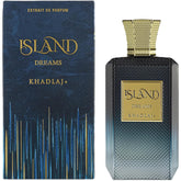 Khadlaj Island Dreams – Fruity, Floral, Woody, Musky – Extrait de Parfum Long-Lasting Fragrance for Unisex, 3.4 Ounce